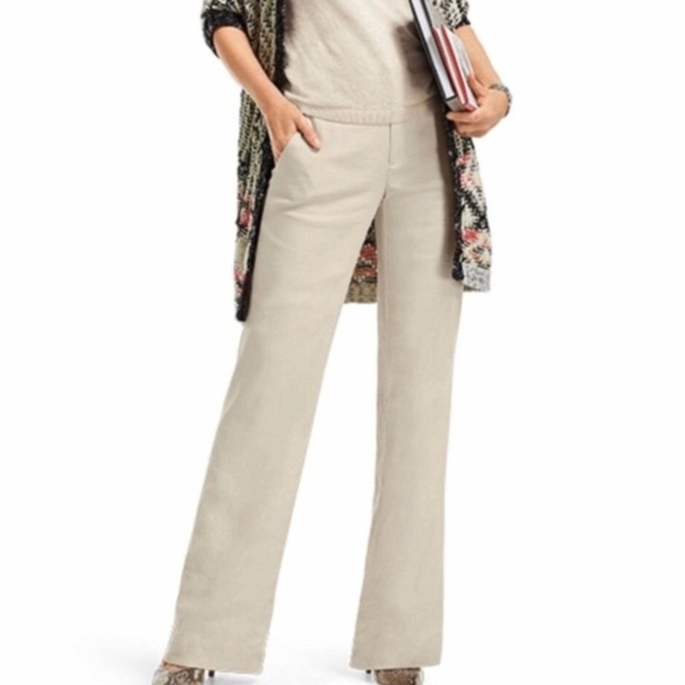 Cabi Everly Pant Trouser Sand Women’s Size 10 #813